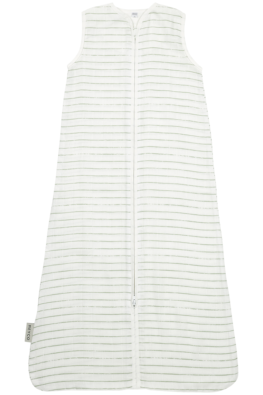 Schlafsack musselin Stripe - soft green - 110cm - 0.3 TOG
