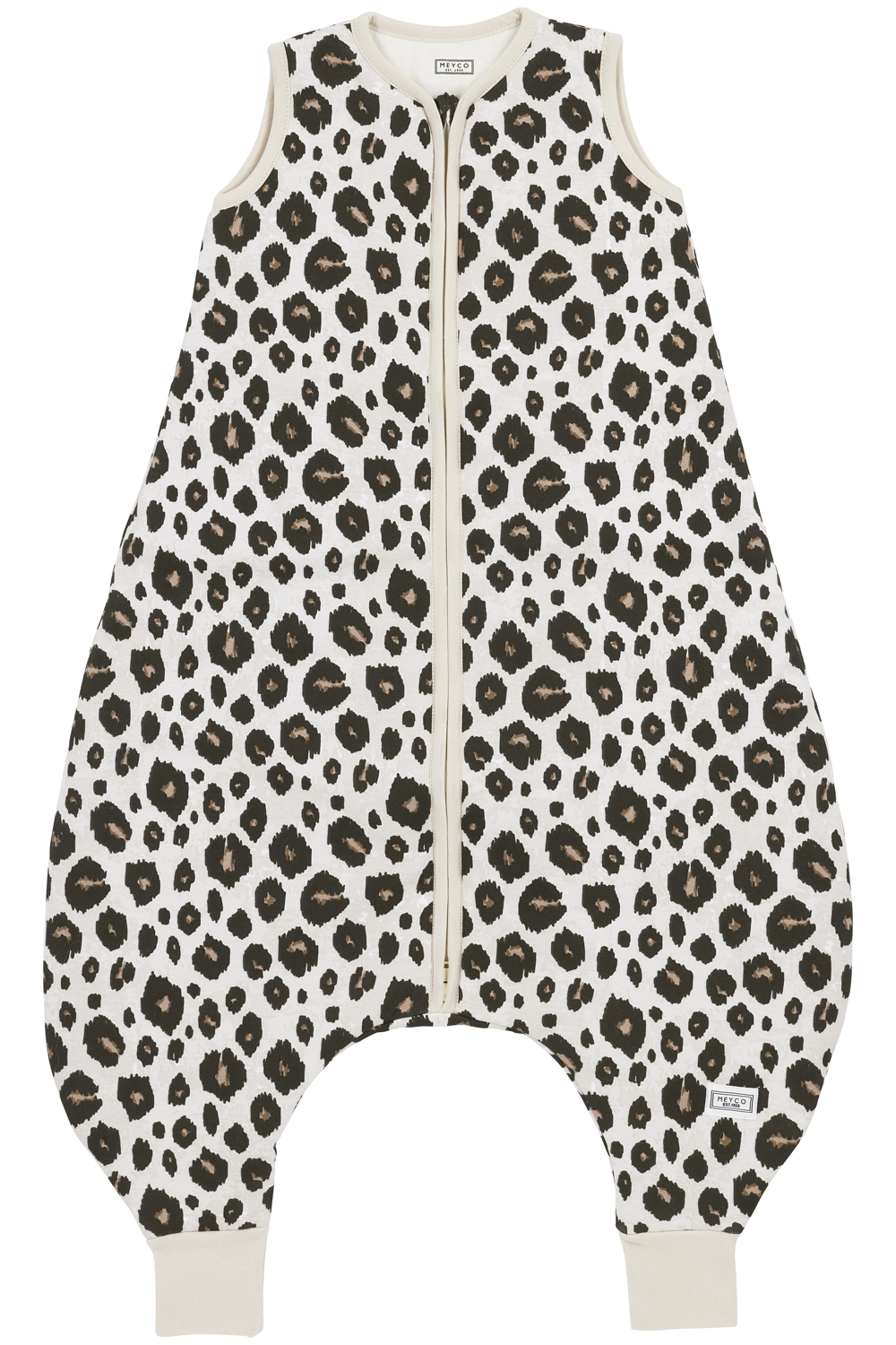 Baby winter sleep overall jumper Leopard - sand melange - 80cm - 2.0 TOG