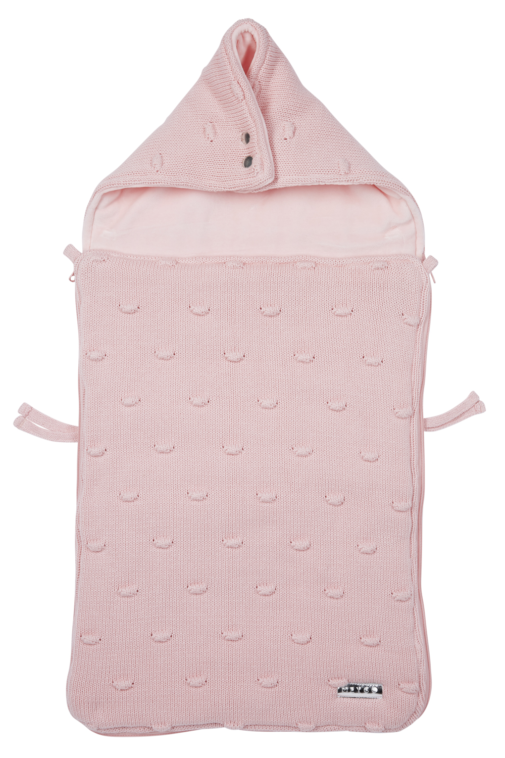 Footmuff Knots - pink - 40x82cm
