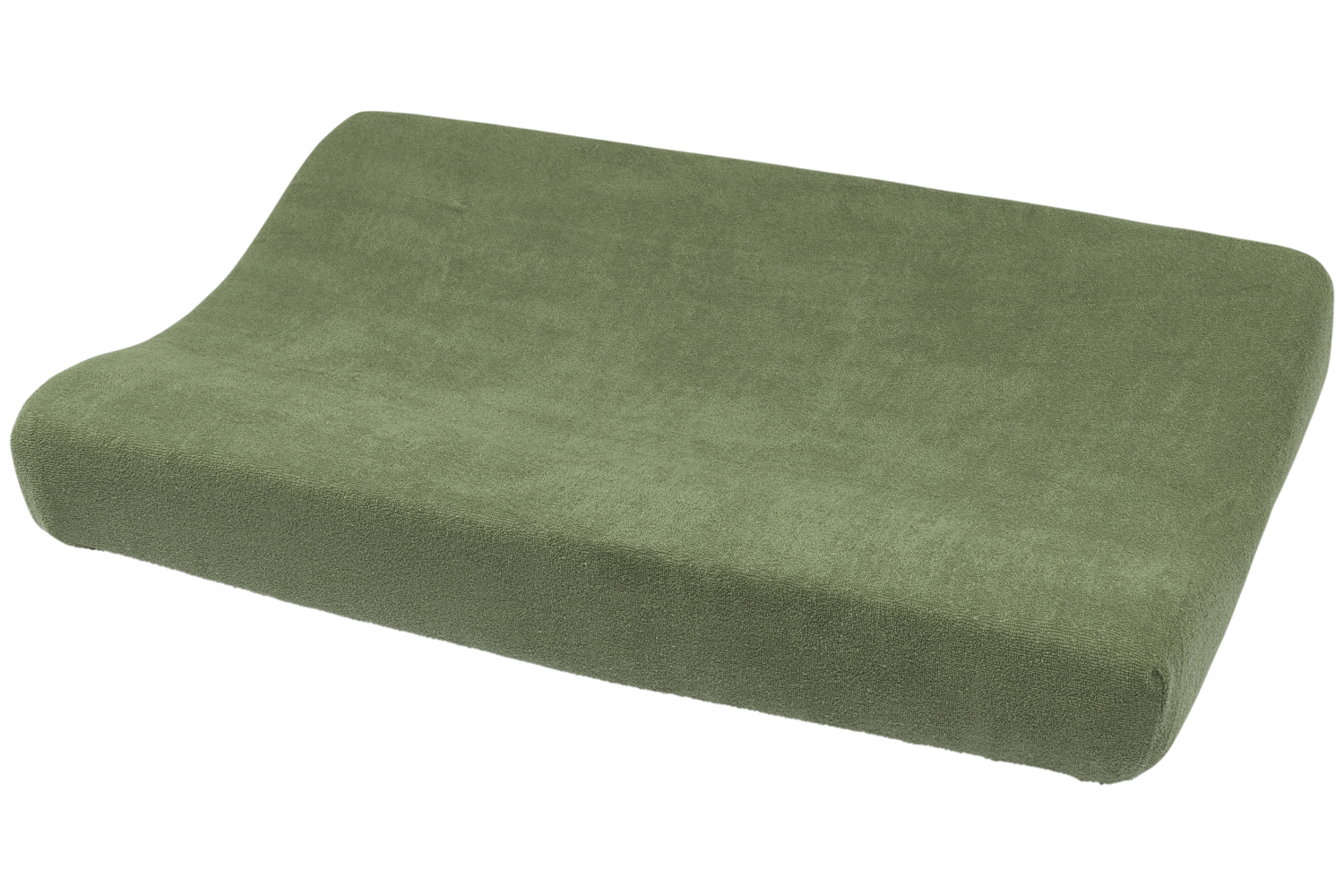 Changing mat cover terry Uni - forest green - 50x70cm