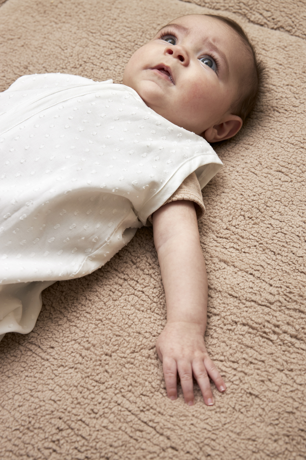 Baby zomerslaapzak Plume - offwhite - 90cm - 0.5 TOG