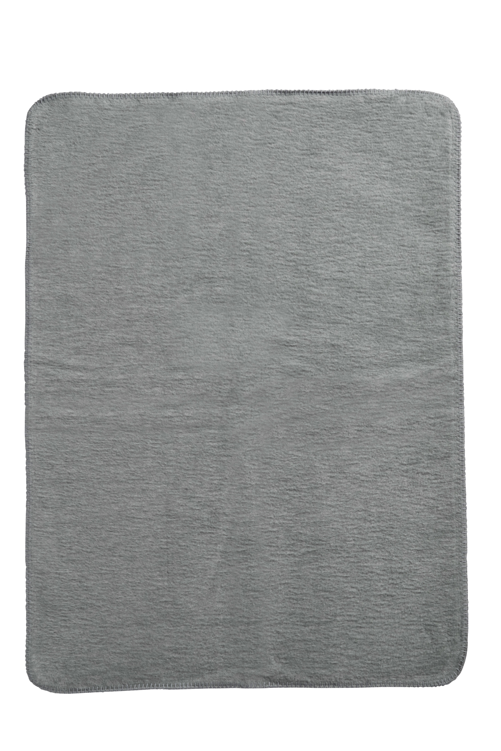 Ledikant deken geweven Uni - grey - 100x150cm - 1.0 TOG