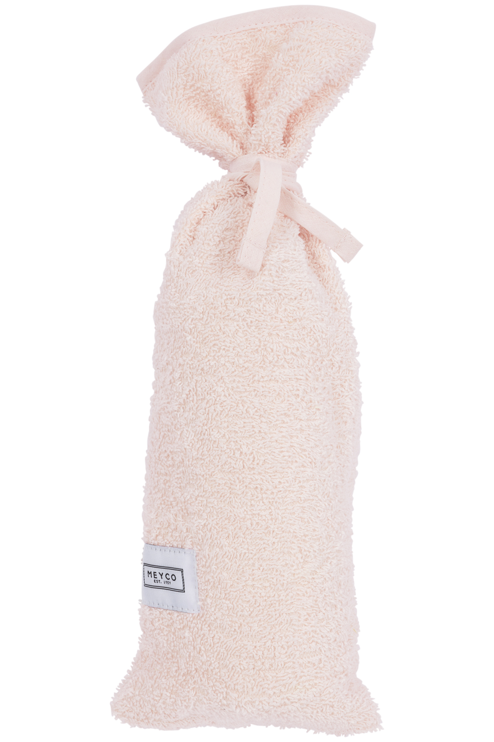 Hot water bottle cover terry Uni - soft pink