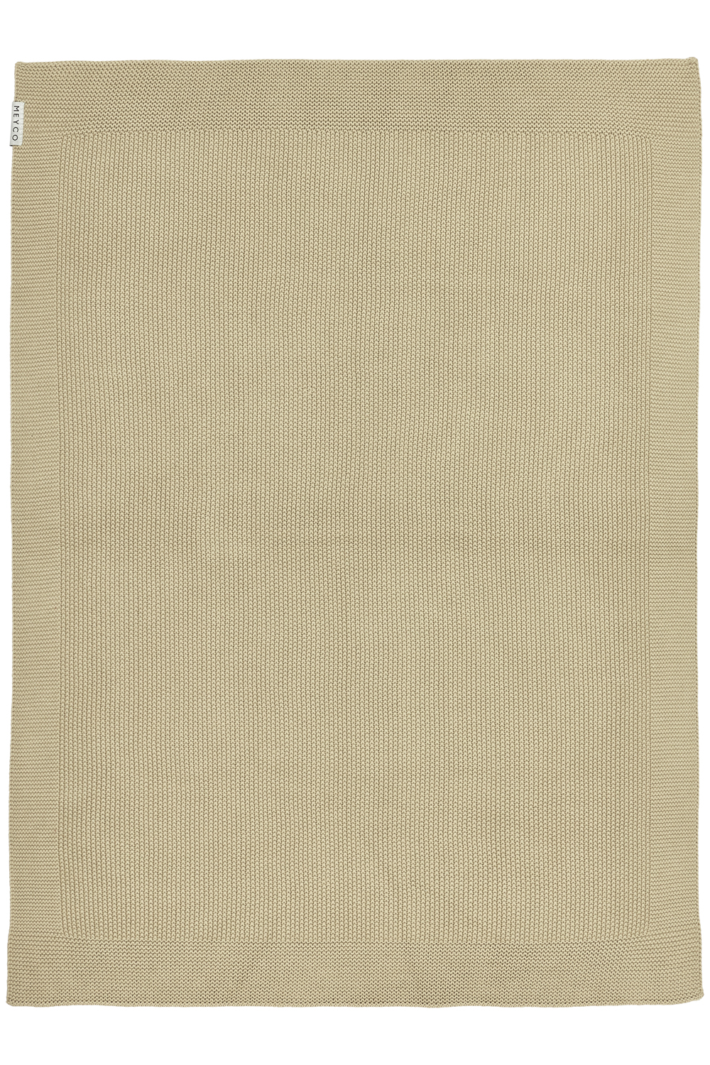 Organic Cot Bed Blanket Mini Relief - Sand - 100X150 cm