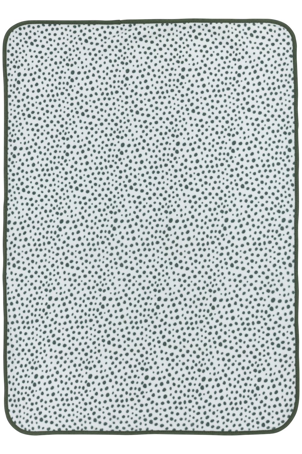 Reisdeken Fleece Cheetah - Forest Green - 75x100cm