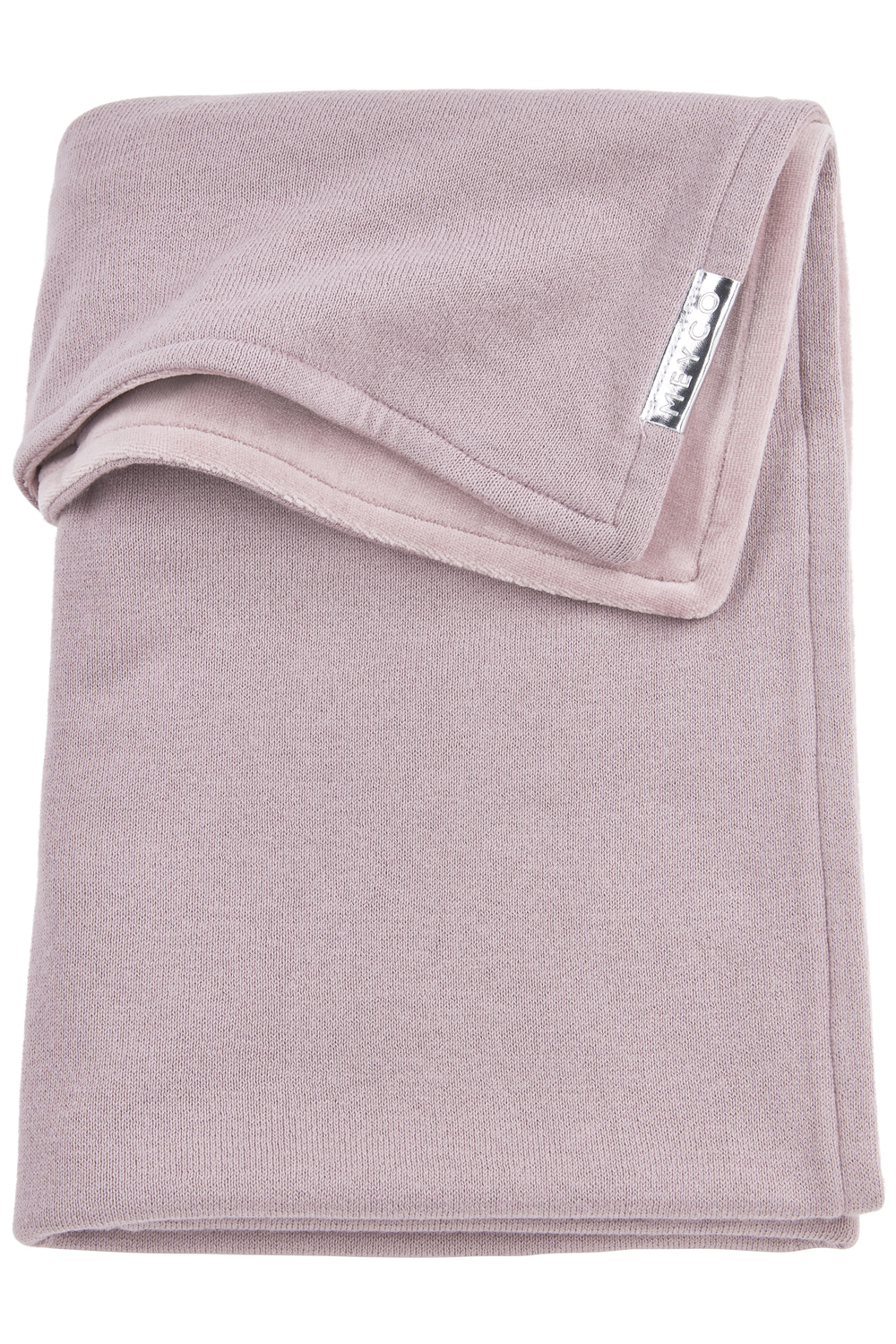 Wiegdeken Knit Basic velvet - lilac - 75x100cm
