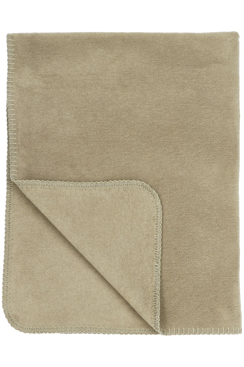 Cot Bed Blanket Uni - Taupe - 100x150cm