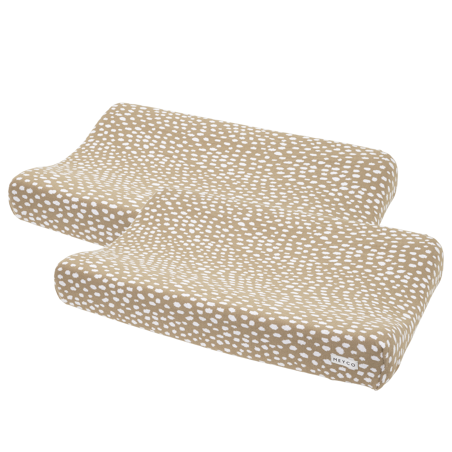 Aankleedkussenhoes 2-pack Cheetah - taupe - 50x70cm