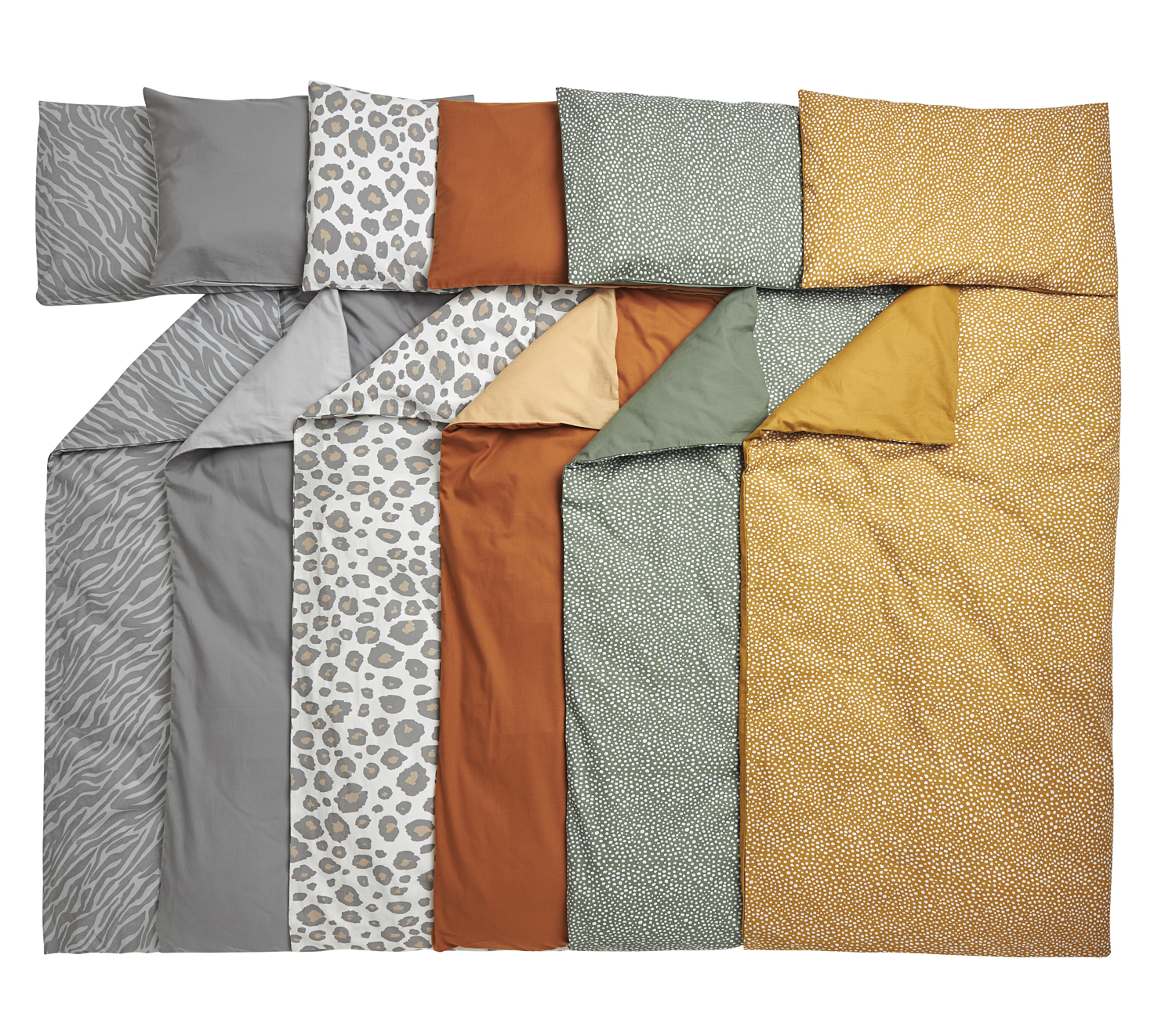 Duvet cover cot bed Zebra grey 100x135cm