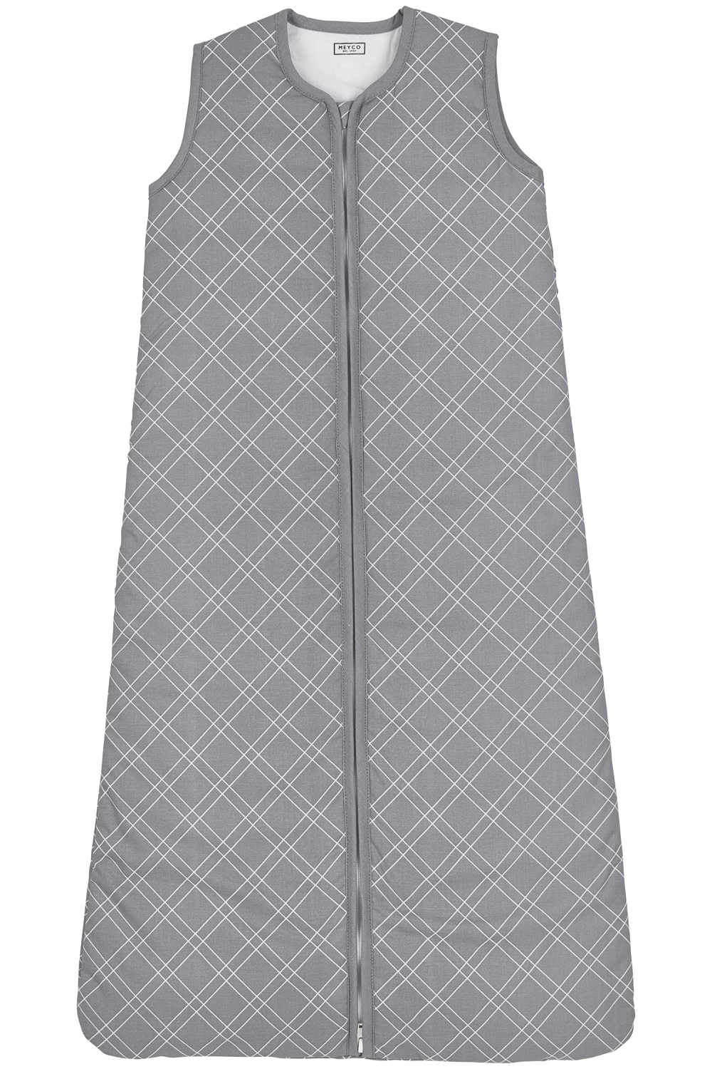 Baby slaapzak gevoerd Double Diamond - grey - 70cm