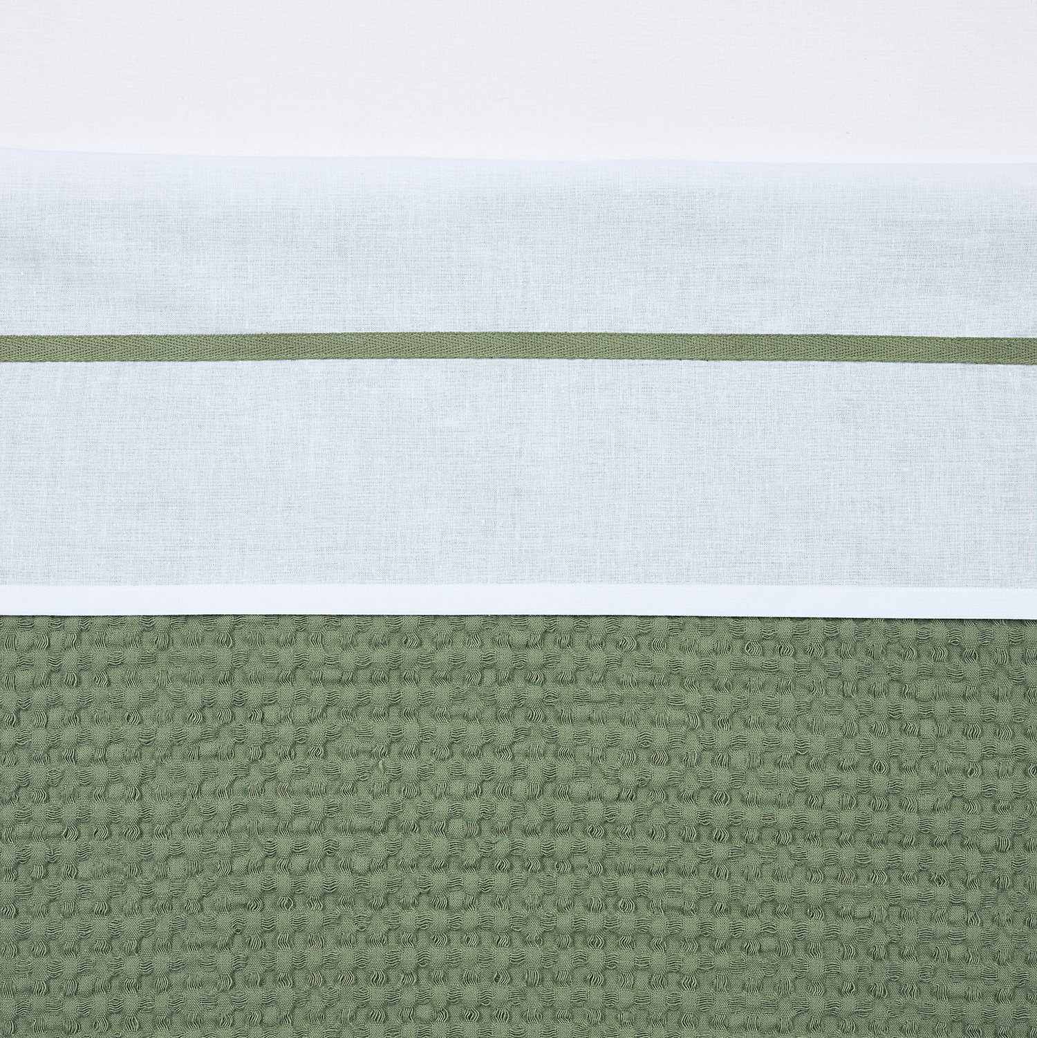 Kinderbettlaken Biese - olive green - 100x150cm - 0.3 TOG