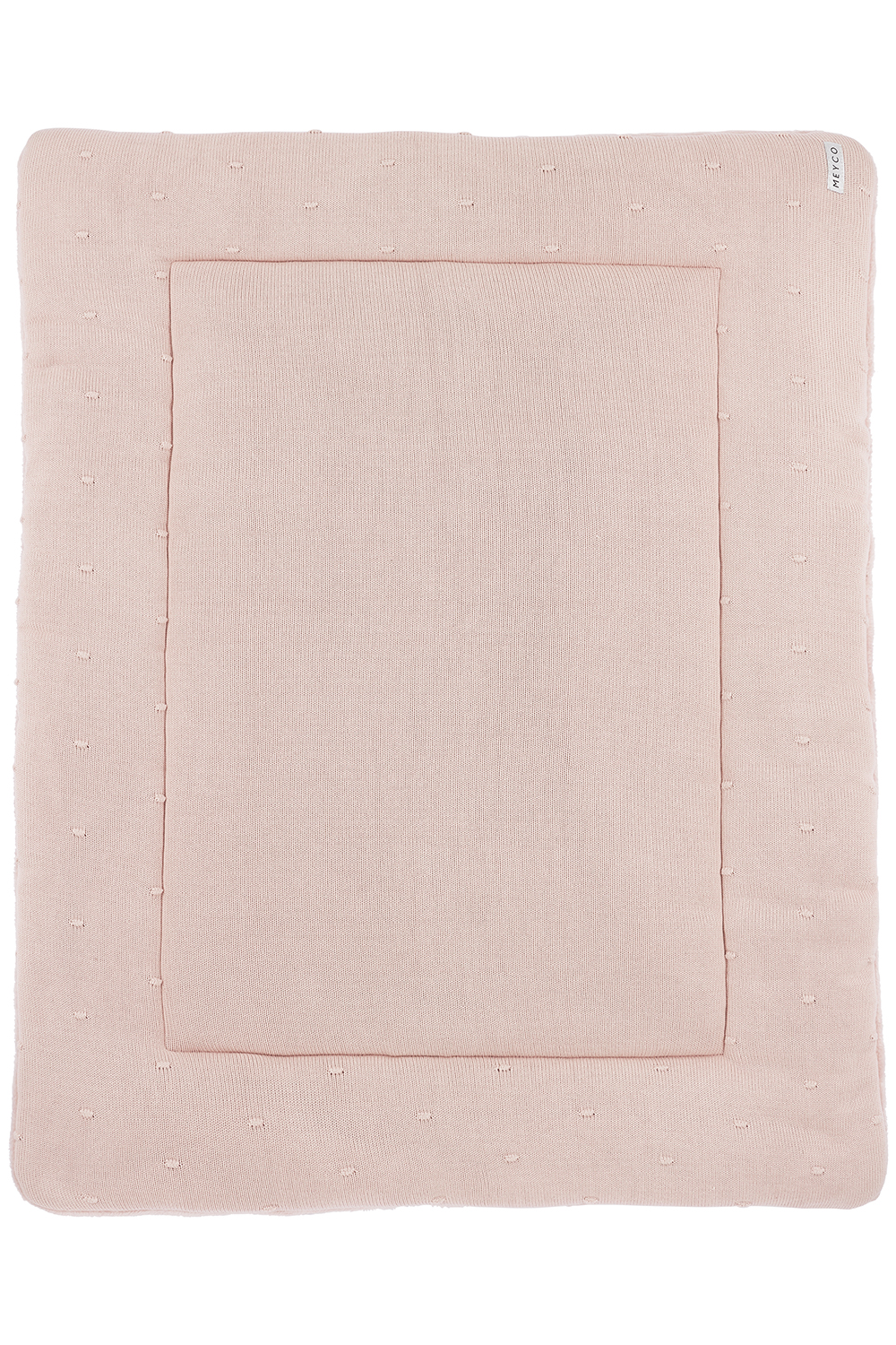 Playpen mattress - soft pink - 77x97cm