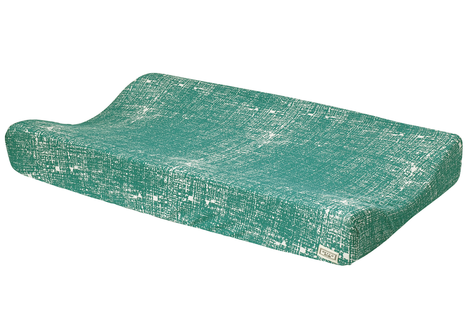 Changing mat cover Fine Lines - emerald green - 50x70cm