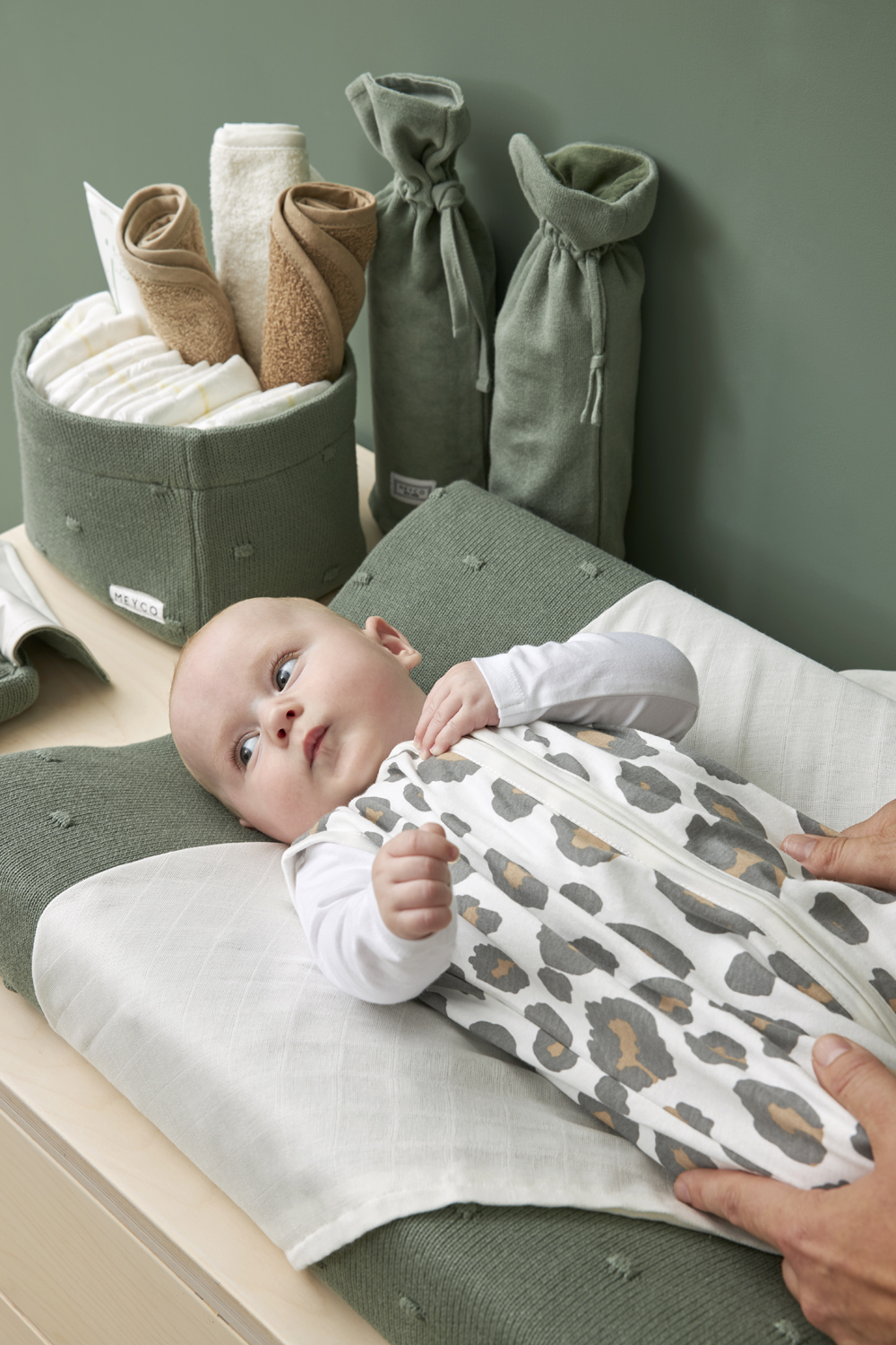 Kruikenzak Knit Basic - forest green