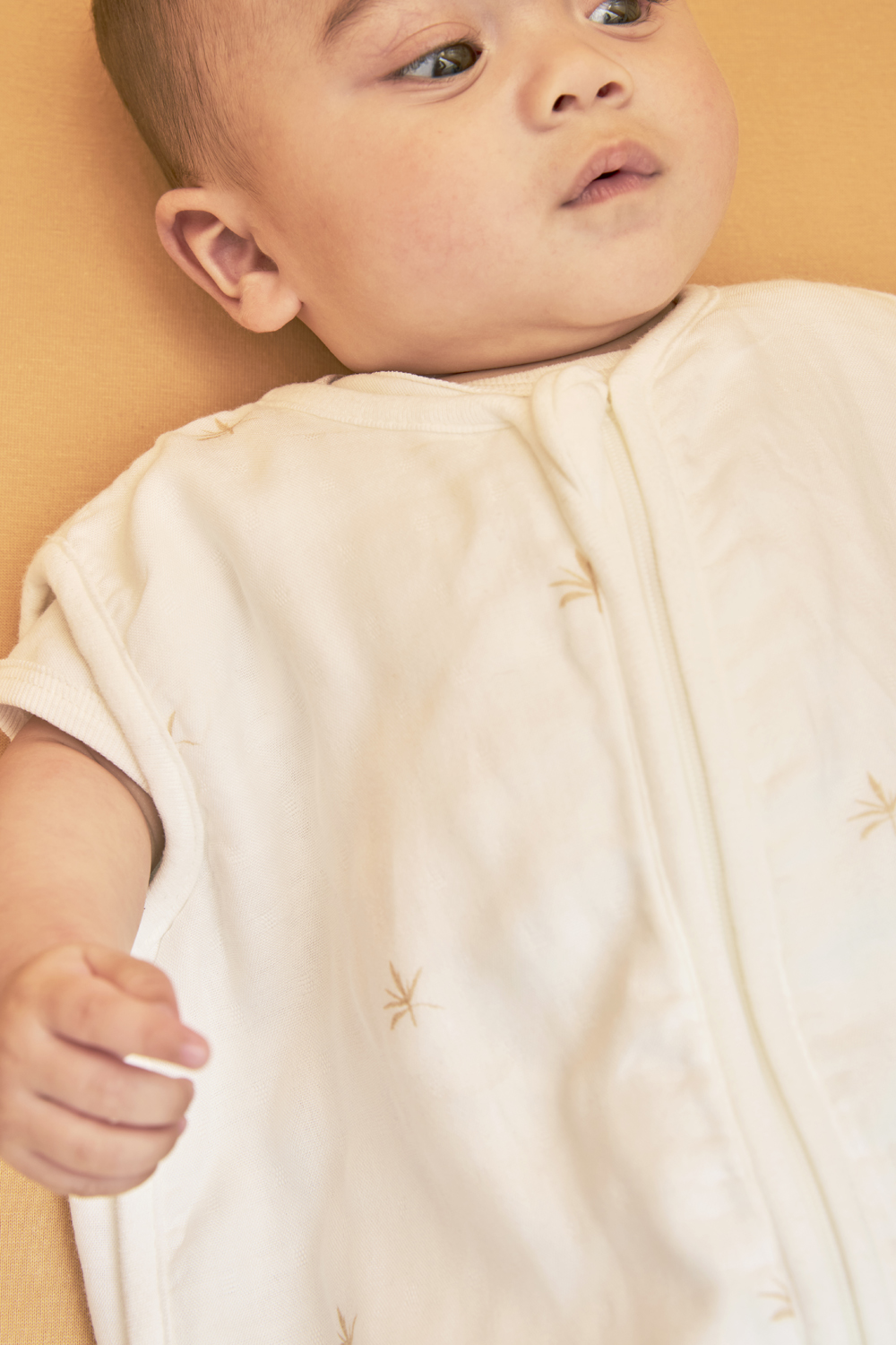 Baby slaapzak bamboe hydrofiel Ibiza - warm sand - 110cm