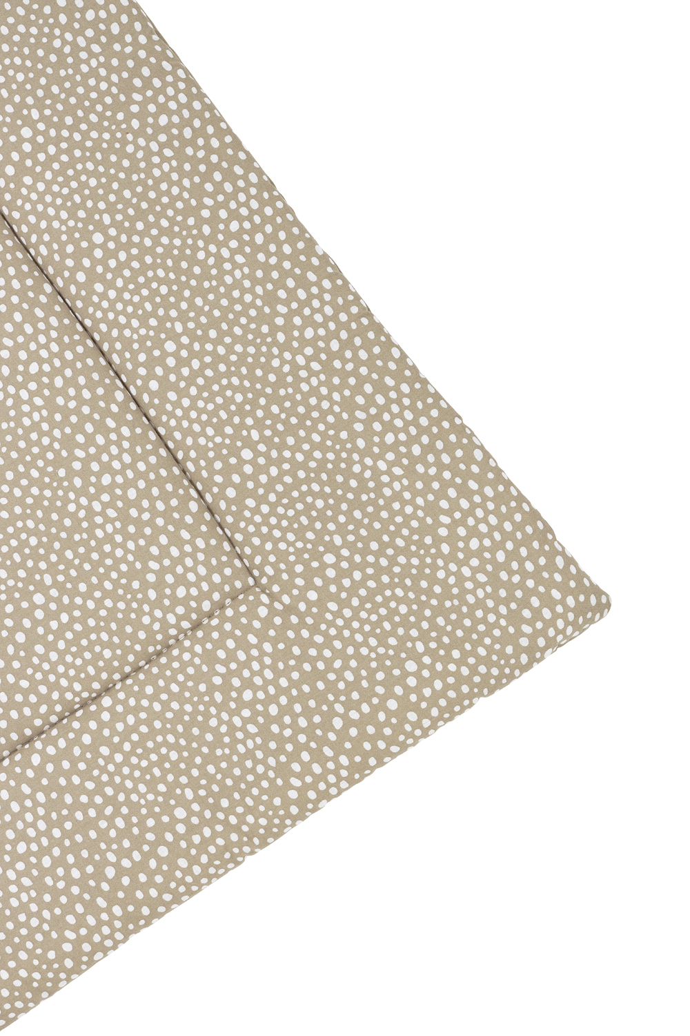 Playpen mattress Cheetah/Uni - taupe - 80x100cm