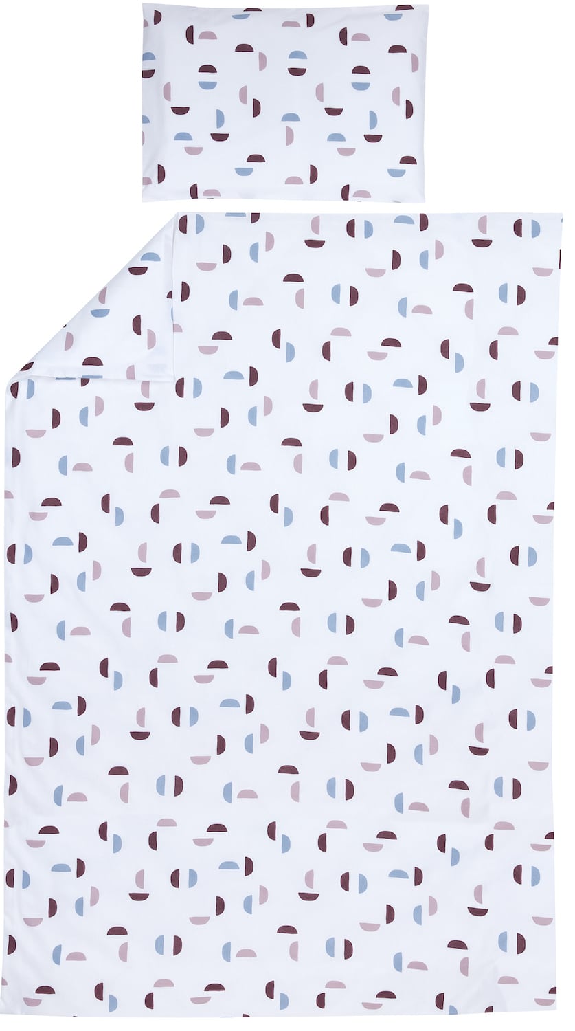Dekbedovertrek 1-persoons Shapes Lilac (140x200/220cm)