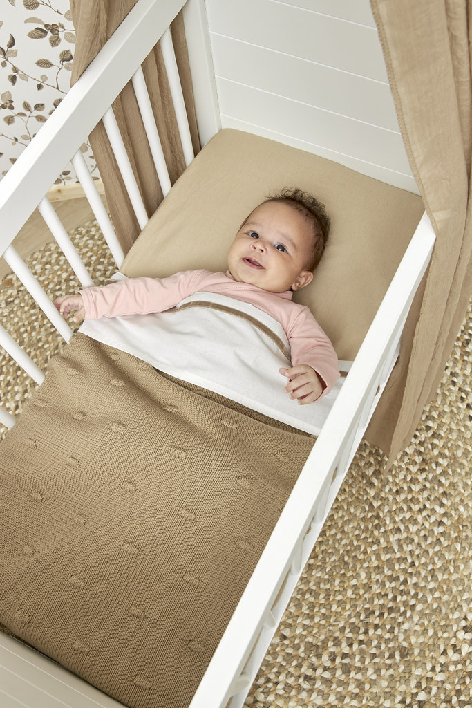 Hoeslaken co-sleeper 2-pack Uni - sand - 50x90cm